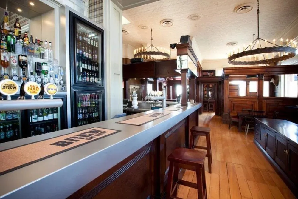 Interior of the former Brew on Quay bar, the premises ERC stripped out.